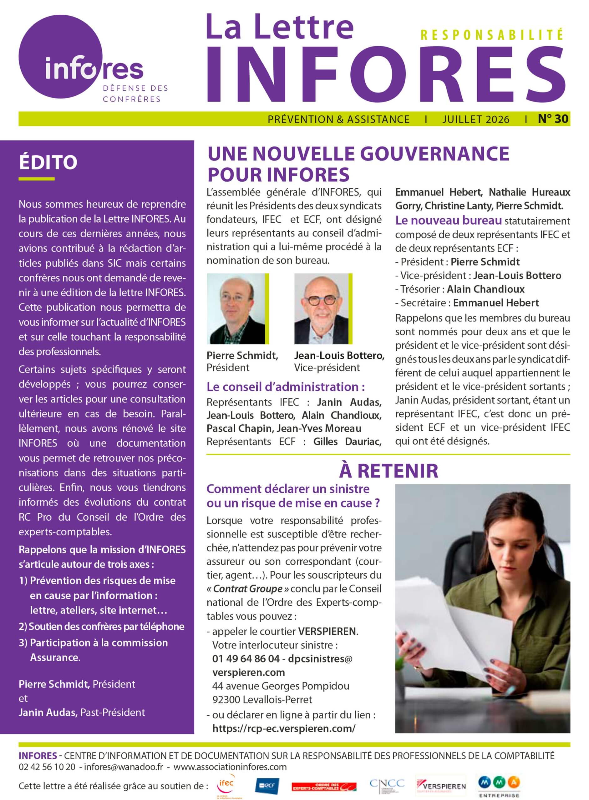Lettre INFORES N°30